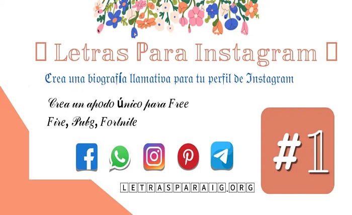 Letras Instagram